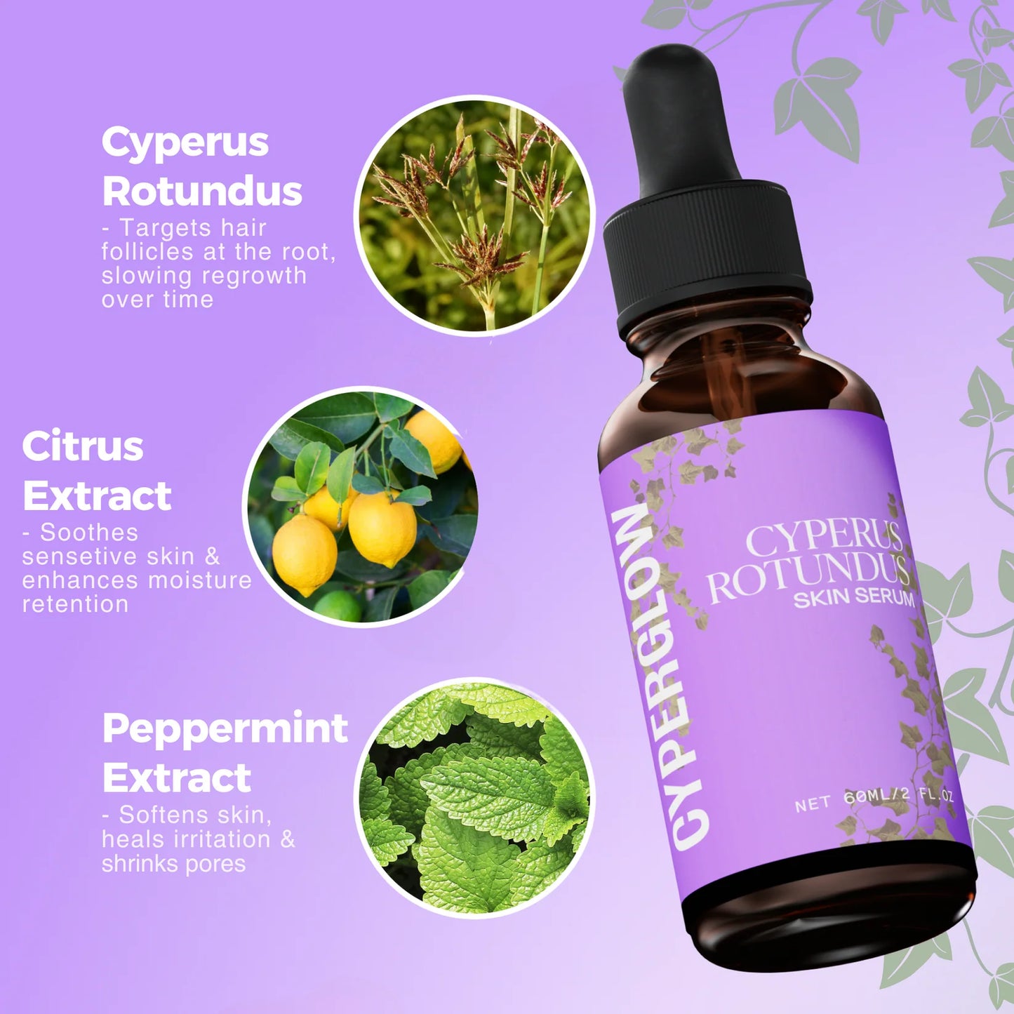 CyperGlow™ - Cyperus Rotundus Skin Serum.